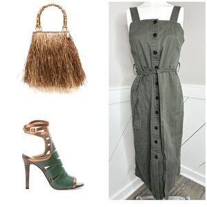 UNIVERSAL THREAD GREEN DRESS SMALL